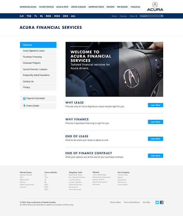 Acura Financial Services