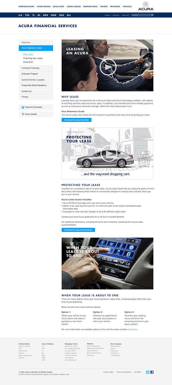 Acura Financial Services