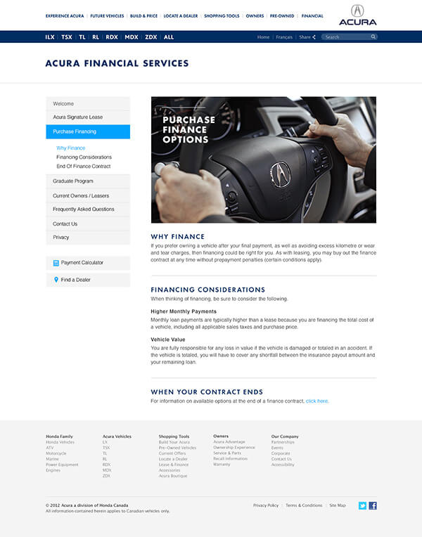 Acura Financial Services