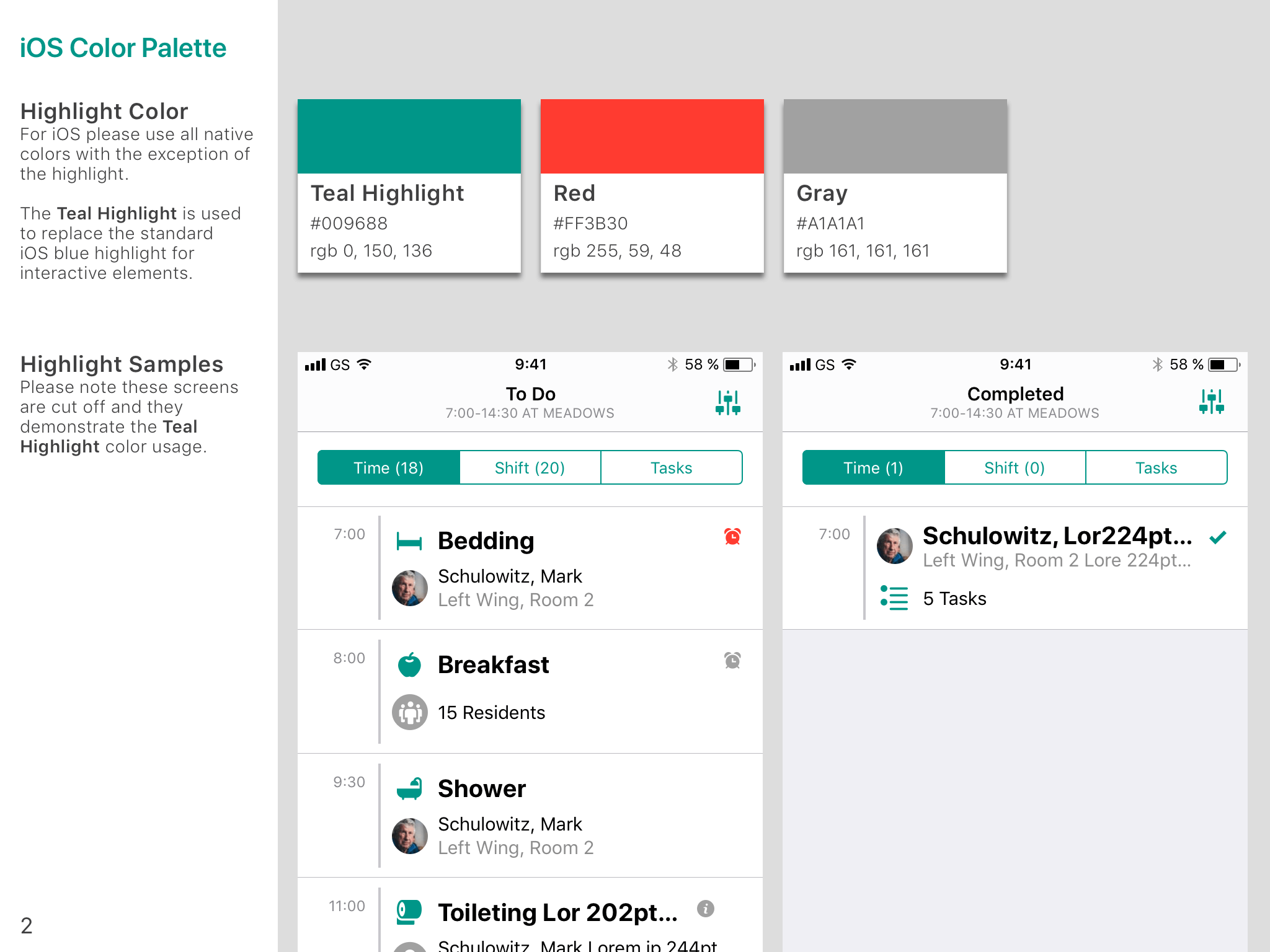 PointClickCare Style Guide